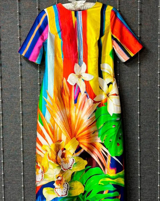 Custom Silk Dress