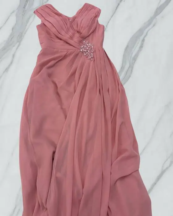 Pink Bridal Dress Alterations for a Better Fit
